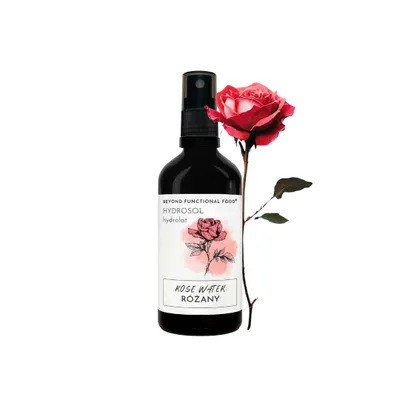 Produktbild von Rosenwasser Bio aus biologischem Anbau - Gesichtswasser mit natürlichem Rosenduft - 100 ml