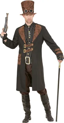 Produktbild von STEAMPUNK (Mantel mit Hemd, Hut) Gr. XXXL
