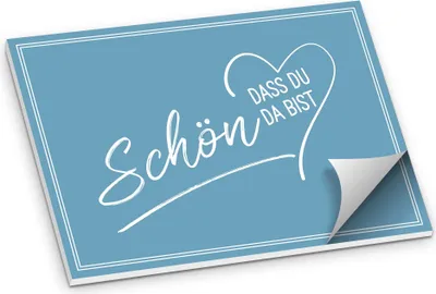 Produktbild von ITENGA Tischset A3 Schön dass du da bist V2 nordic blue
