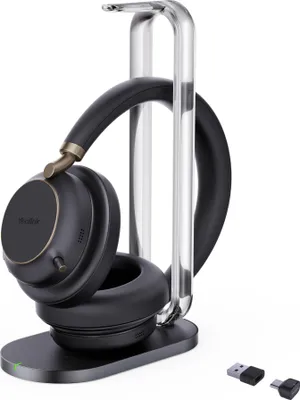 Image de Yealink Casque BH 76 Plus avec support de charge UC noir USB-C/A