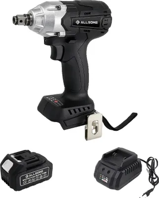 Immagine prodotto di Avvitatore a impulsi, motore brushless da 21 V, coppia massima di 400 Nm, Con una batteria