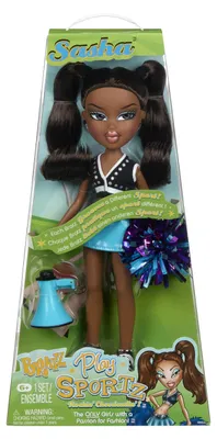 Zdjęcie produktu dla Bratz Play Sportz Doll - Sasha (Cheerleading)