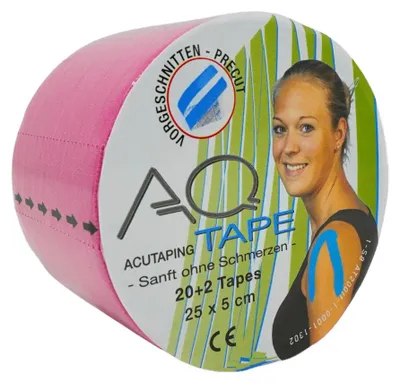 Obrázok produktu pre AQ-Tape Y-Tape 5 x 25 cm predrezaný ružový (22 ks)