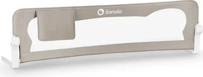 Produktbild von Lionelo Eva mit Tasche Bettgitter Bettschutzgitter Kinderbettgitter Babybettgitter Melange Beige