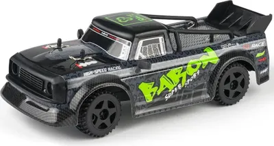 Immagine prodotto di RC Drift Car - 2411 RTR 1:24 - Telecomando 2.4G - Drift RWD con giroscopio - Luci LED - Completamente proporzionale - 3.7V 300mAh, 15-20 min di autonomia - Verde