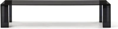 Produktbild von Couchtisch Adularia 60 x 140 x 30 cm gehärtetes Glas Schwarz