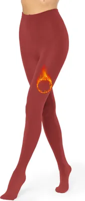 Produktbild von Merry Style Thermo Strumpfhose Damen Winter Gefütterte Strumpfhose MS-ATX-442 (Wein, XS/S) .