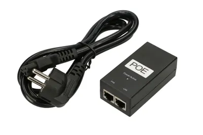 Produktbild von Extralink POE-24-12W Zasilacz PoE 24V, 0.5A, 12W, kabel w zestawie