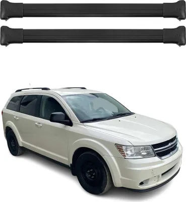 Zdjęcie produktu dla Poprzeczne bagażniki dachowe do Dodge Journey 2007-2025 Aluminium Czarny