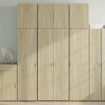 Obrázek produktu pro vidaXL Highboard Sonoma dub 80x42,5x249 cm Materiál na bázi dřeva