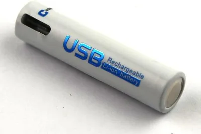Produktbild von Akku AAA, Li-ion, 1,5V, 600mAh, 0,9Wh, mit USB-C-Ladeanschluss