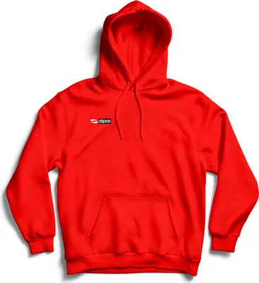 Produktbild von alpas Kapuzenpullover Hoodie PRO Rot Gr. XXXL