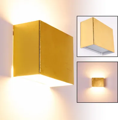 Produktbild von Coritis »Coritis« Wandlampe aus Metall/Glas in Gold