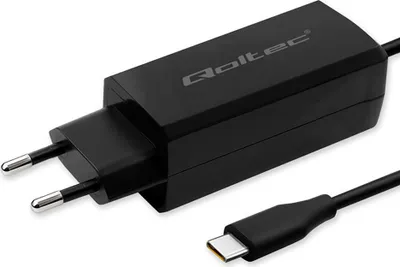 Image de Chargeur Qoltec 65 W GaN 5 V 20 V 3 A 3,25 A USB-C 3.1