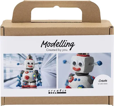 Produktbild von Creativ Company 977809, Modellierlehm für Kinder, 6 Jahr(e), Mehrfarbig