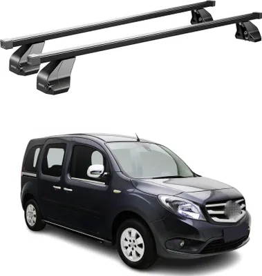Produktbild von Menabo Dachträger Grundtäger für Mercedes Citan W415 2012-2021 75kg Schwarz 2x