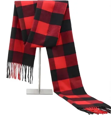 Produktbild von Stylischer Schal ZU-40159 in Rot/Schwarz KP40159