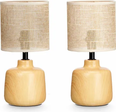 Obrázek produktu pro Stolní lampa hnědá 60 W 2 kusy