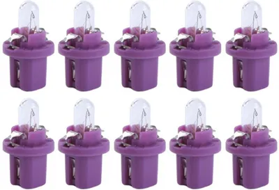 Produktbild von Glühlampe 12V 0,4W BX8,5d Violett 10er Pack