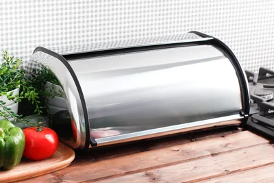 Zdjęcie produktu dla chlebak 43x27x18cm stal nierdzewna