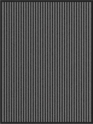 Obrázok produktu pre vidaXL Rohožka čierna a sivá 80 x 120 cm polypropylén a PVC