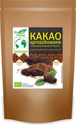 Zdjęcie produktu dla KAKAO SPROSZKOWANE ODTŁUSZCZONE200 g -PLANET
