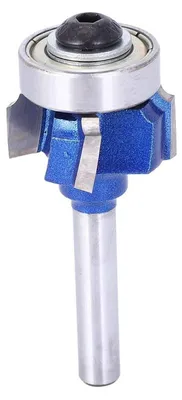 Imagen del producto de Fresadora de bordes - Fresadora redondeada - Ideal para el trabajo en madera - Eje de 8 mm - Fresadora angular - Para trimmers eléctricos - 4 dientes