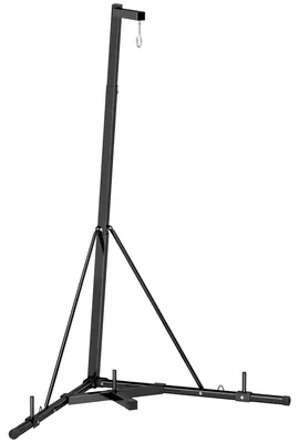Immagine prodotto di Supporto Sacco da Boxe Autoportante 170x90x182-225 cm in Acciaio Nero