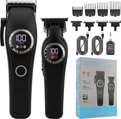 Produktbild von INF Professionelles Akku Haarschneider Set - Leistungsstarker Bartschneider & Detailer