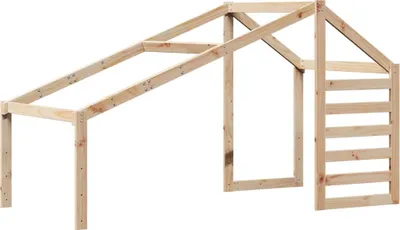 Produktbild von vidaXL Dach für Kinderbett 188x97x113 cm Massivholz Kiefer