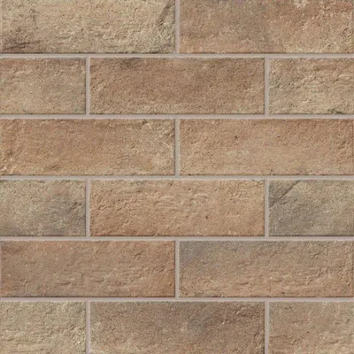 Immagine prodotto di CASA39 Gres porcellanato effetto pietra Rosso 8x25 cm Casalgrande Padana Muretto