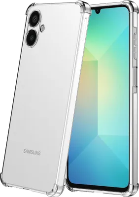 Obrázek produktu pro Vhodné pro Samsung Galaxy A06 Pouzdro na telefon Transparent s nárazníkem - Nárazuvzdorný zadní kryt TPU Silikonové pouzdro Transparent - Smartphonica