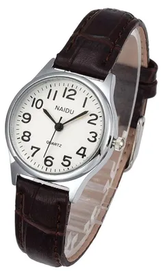 Produktbild von Damen-Lederuhr, modische Freizeituhr, Quarz-Armbanduhr mit römischen Ziffern, Zifferblattdurchmesser 28 mm