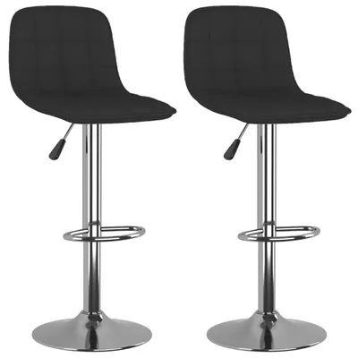 Produktbild von Barhocker 2 Stk. Schwarz Stoff