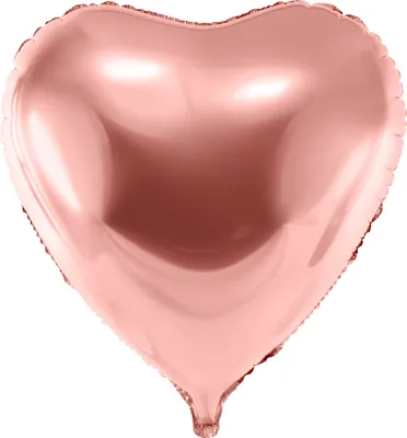 Image de Ballon en forme de cœur 73 cm rose doré - taille unique
