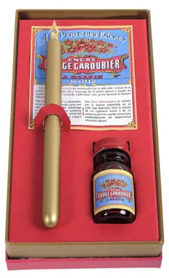Produktbild von Herbin Kalligrahpie-Set Johannisbrot rot