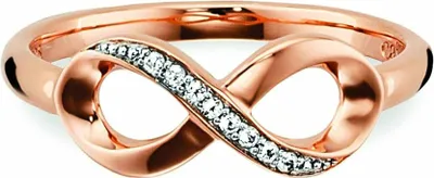 Produktbild von cai Ring 925/- Sterling Silber rot 052 (16,6) Topas weiß 360272257