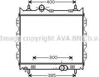 Produktbild von PRASCO CR2083 Kühler Wasserkühler Motorkühler für CHRYSLER PT CRUISER (PT) PT CRUISER Cabriolet