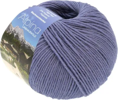 Produktbild von Lana Grossa - Alpina Landhauswolle 0069 veilchenblau