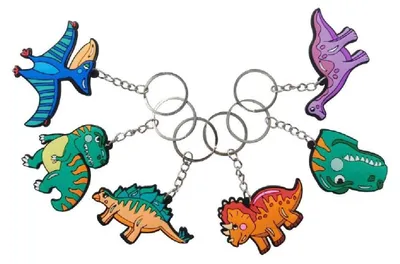 Productafbeelding van Duckiez Sleutelhanger Dinosaurus - 48 stuks