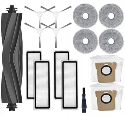 Produktbild von Zubehörset für Dreame L10S Ultra und Xiaomi X10+ - 16 Teile - HEPA-Filter und Wischpads - Bürsten, Beutel
