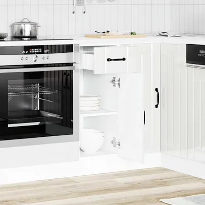 Obrázok produktu pre vidaXL Kuchynská linka Lucca s vysokým leskom biela materiál na báze dreva
