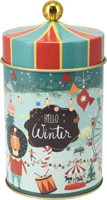 Image de Boîte à biscuits FIABA tente de cirque, 1 L