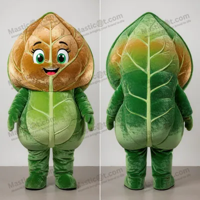 Immagine prodotto di Costume MASTICOT Gonfiabile a Foglia di Cavolo Dorata