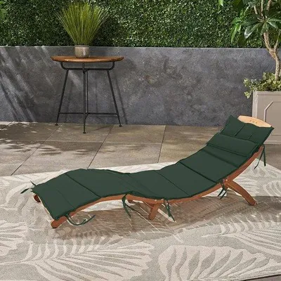 Produktbild von Famanu Liegekissen Wasserabweisend - Grün, 190 x 60 cm