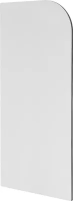 Image de Cloison pour urinoir - Séparation pour toilettes - 40 x 89 cm - Coins arrondis - Protection visuelle pour toilettes publiques - Blanc