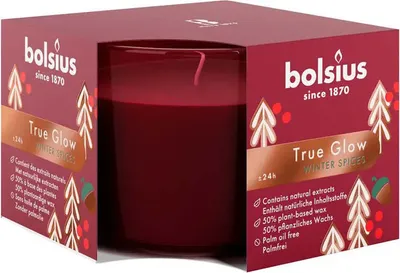 Immagine prodotto di Bolsius - Vaso profumato 'Spezie d'inverno' (9 cm)