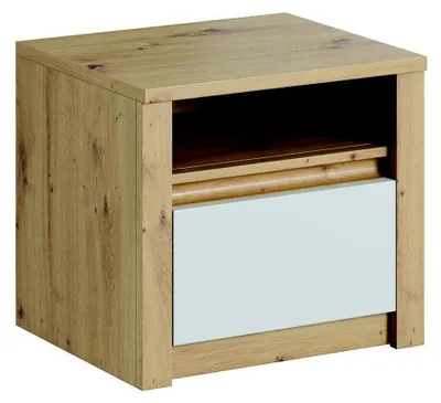 Produktbild von Nachttisch Nachtschrank Kommode Handarbeit Holz Möbel Nachtschränkchen Moderne