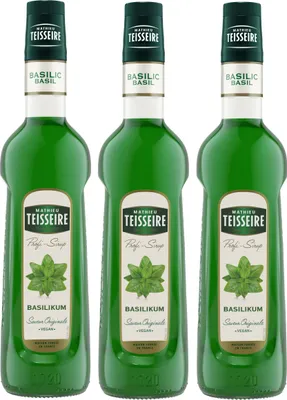 Image de Mathieu Teisseire Sirop pour boissons Basilic 0,7L (paquet de 3)