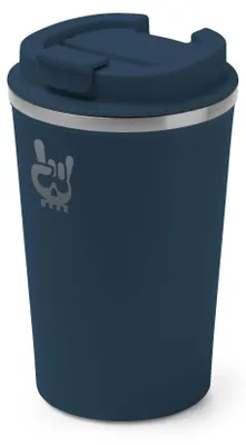 Thermoskanne 450 ml, doppelwandig Edelstahl, auslaufsicherer Deckel